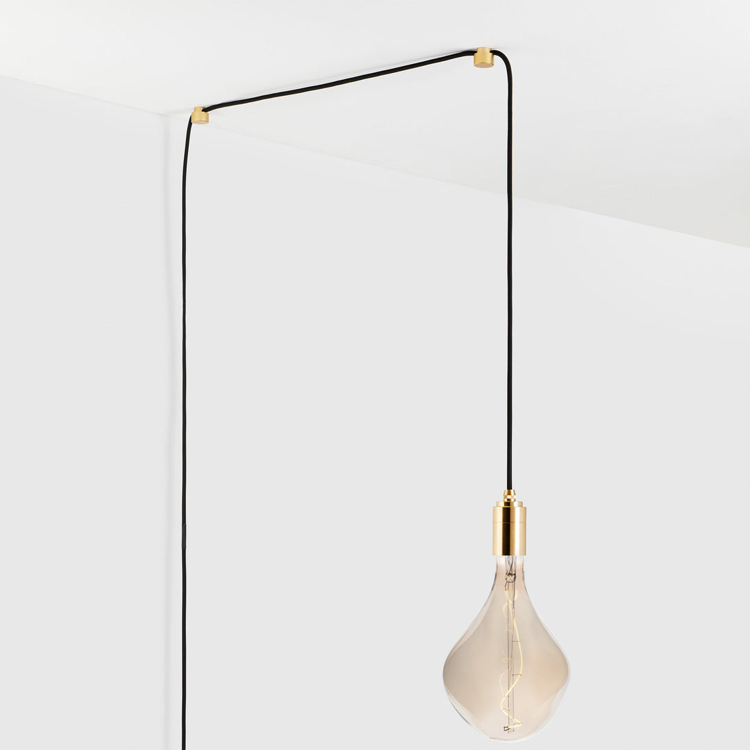 Tala Voronoi II Plug-In Pendant in Brass