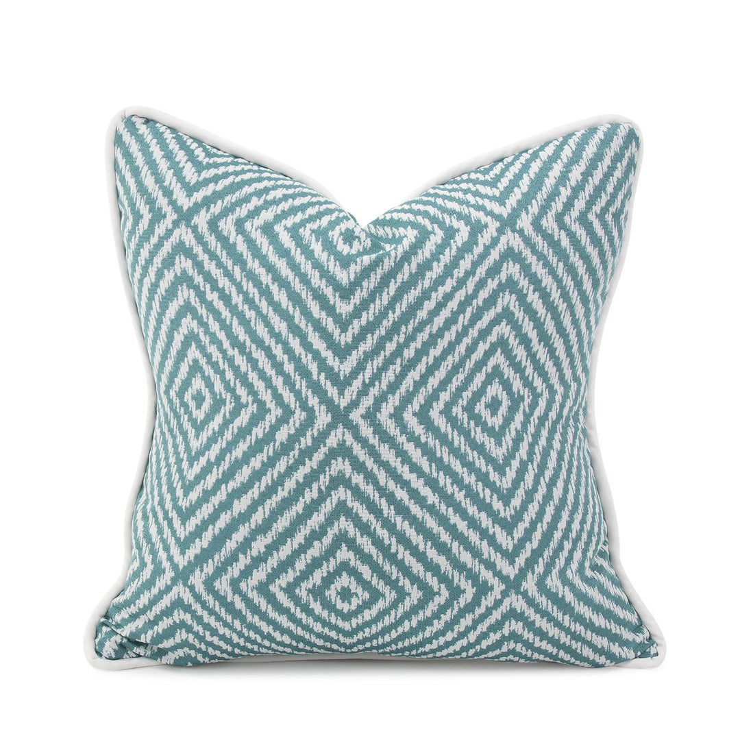 Howard Elliott Collection 20 x 20 Outdoor Pillow Helm Teal- Poly Insert