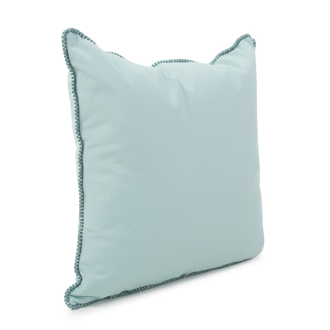 Howard Elliott Collection 20 x 20 Outdoor Pillow with Dec Cord, Seascape Breeze- Poly Insert