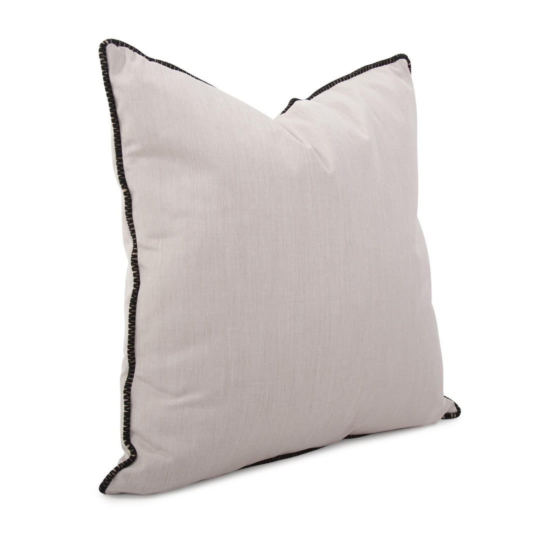 Howard Elliott Collection 24 x 24 Outdoor Pillow with Dec Cord, Seascape Sand- Poly Insert