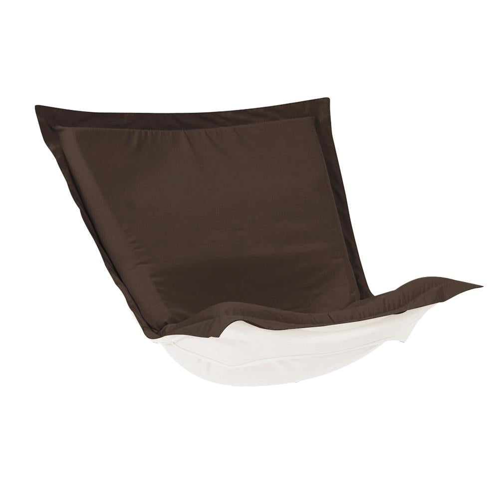 Howard Elliott Collection Puff Chair Cushion Seascape Chocolate Cushion and Cover Outdoor Living Howard Elliott Collection   