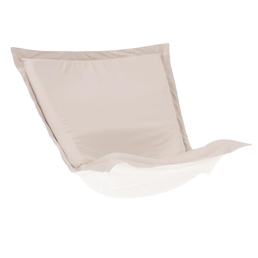 Howard Elliott Collection Puff Chair Cushion Seascape Sand Cushion and Cover Outdoor Living Howard Elliott Collection   