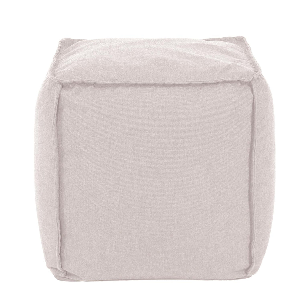 Howard Elliott Collection Square Pouf Seascape Sand Ottomans Howard Elliott Collection   