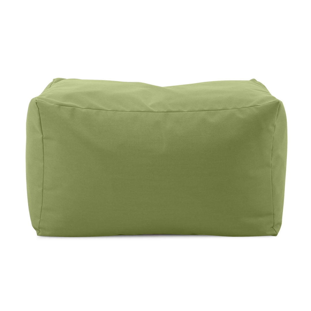 Howard Elliott Collection Outdoor Pouf Bench, Seascape Moss