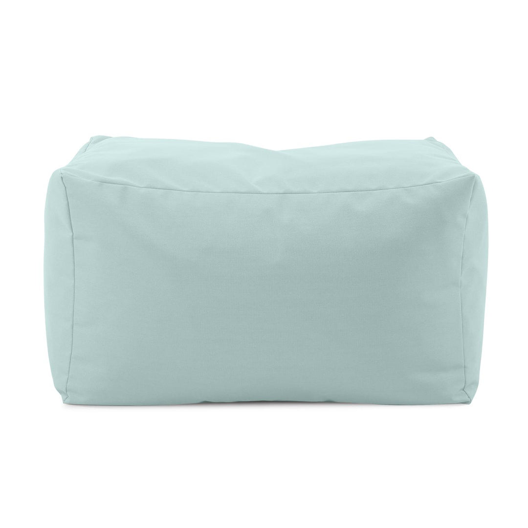 Howard Elliott Collection Outdoor Pouf Bench, Seascape Breeze