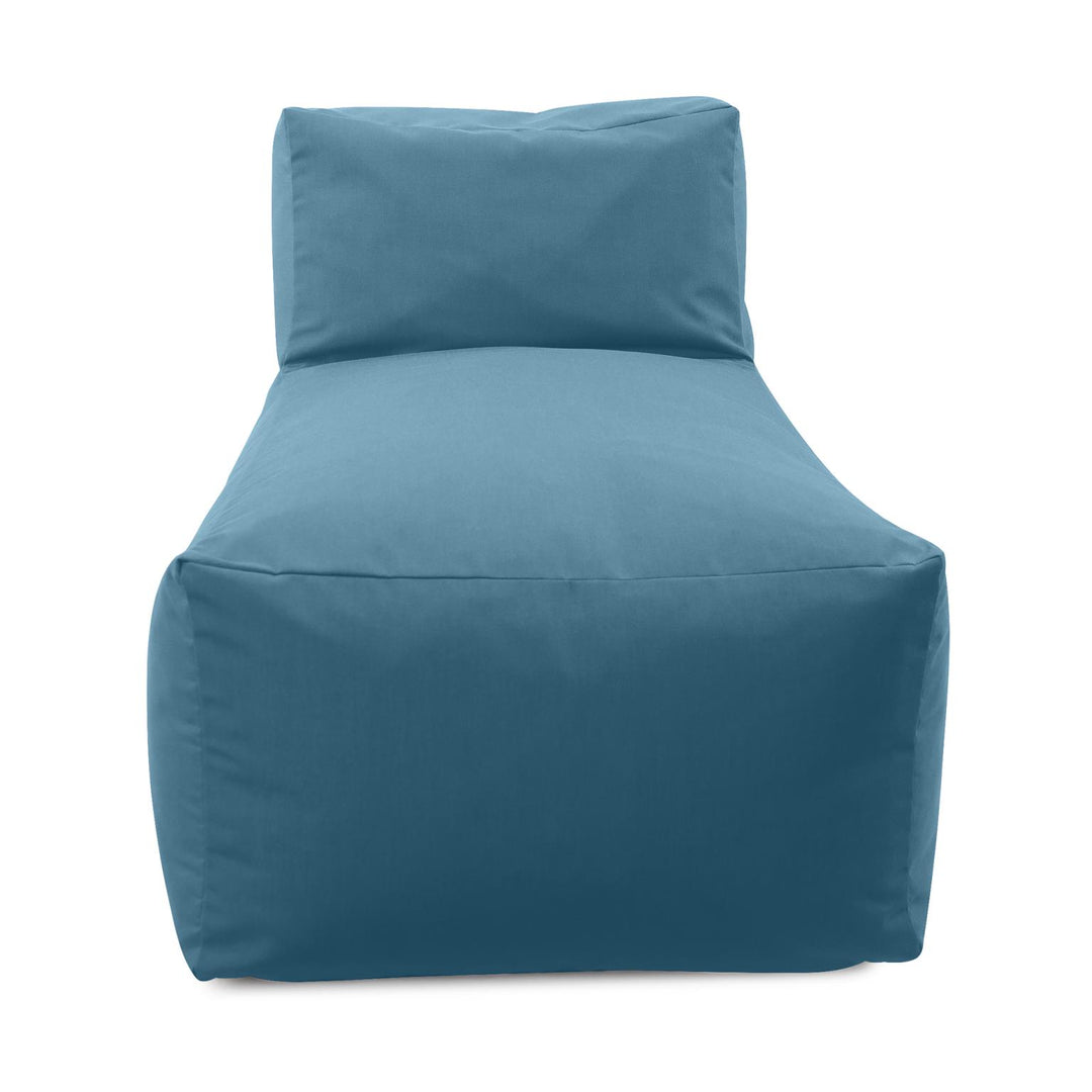 Howard Elliott Collection Outdoor Pouf Lounge, Seascape Turquoise