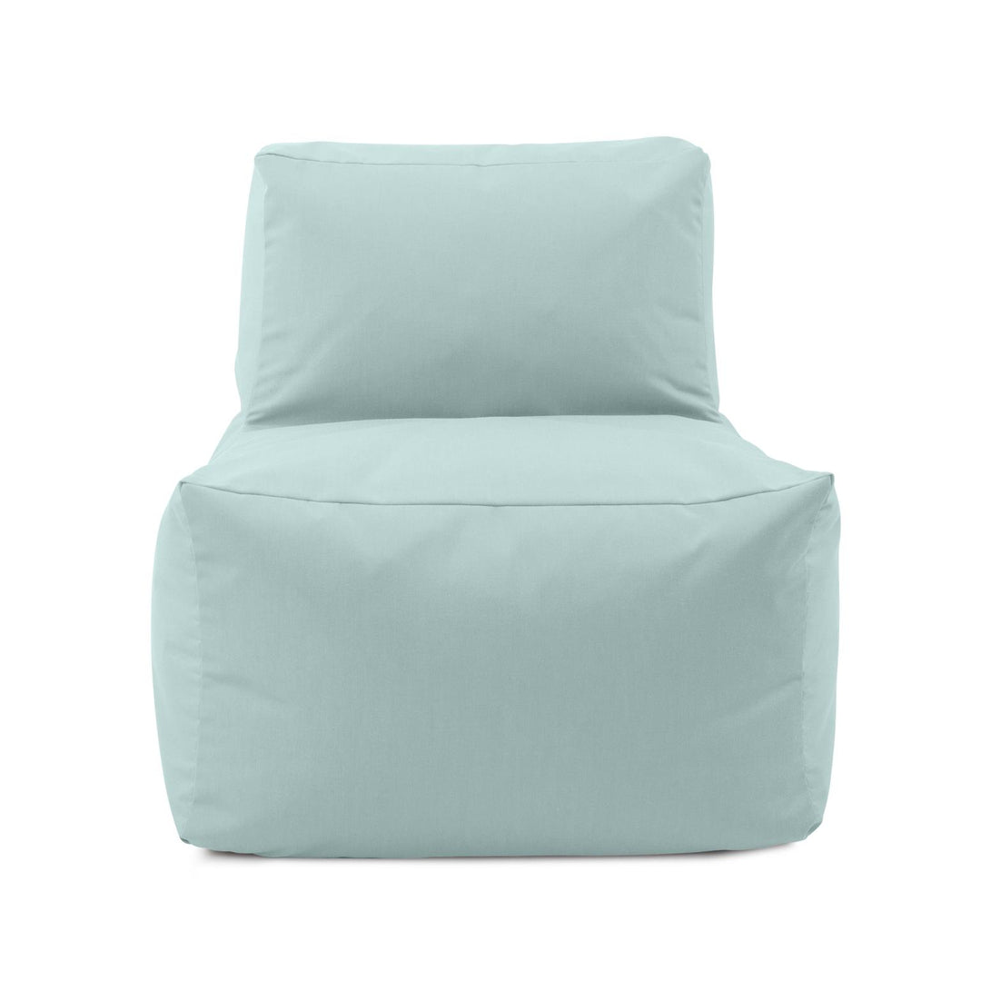 Howard Elliott Collection Outdoor Pouf Chair Cover, Seascape Breeze