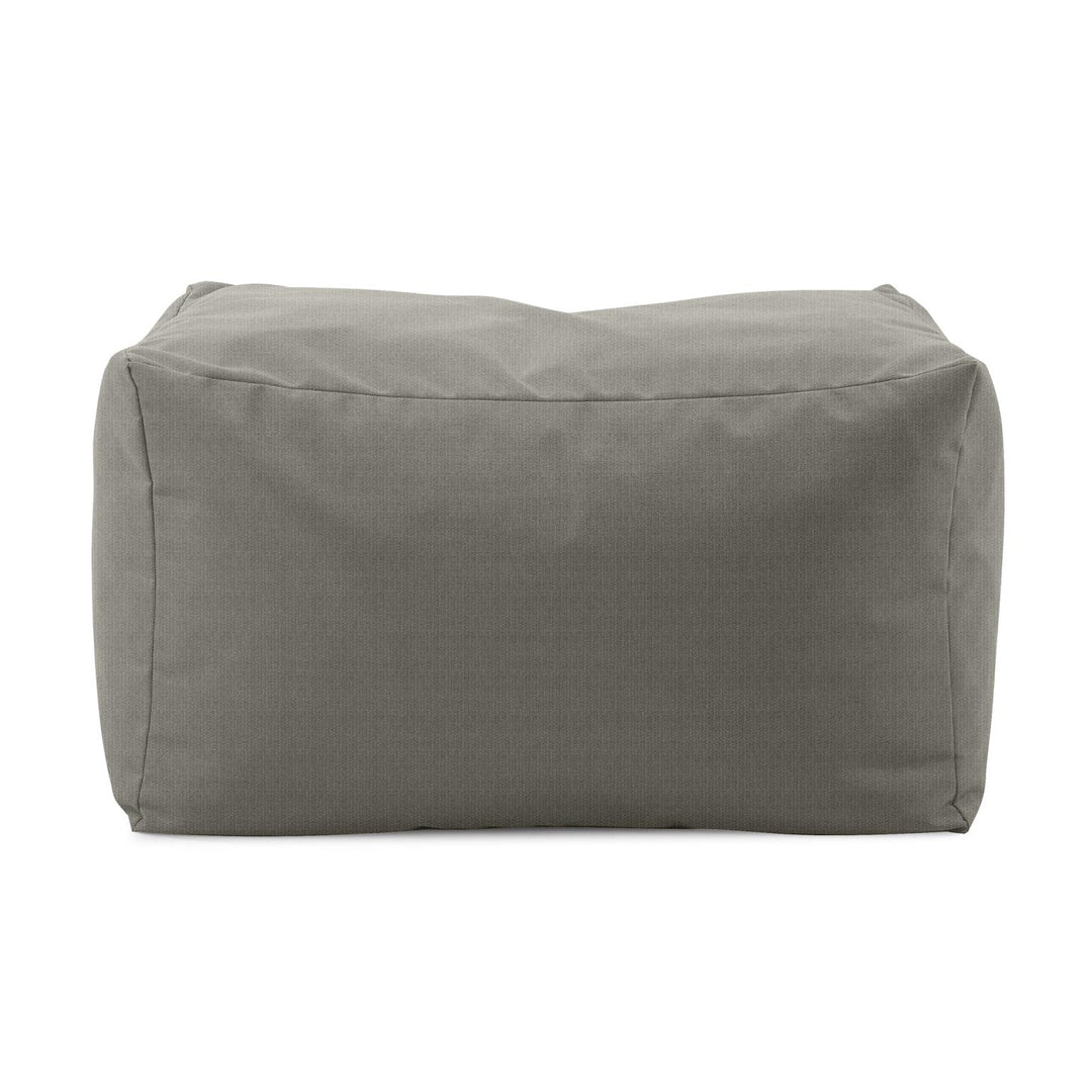 Howard Elliott Collection Outdoor Pouf Bench Cover, Driftwood Sand