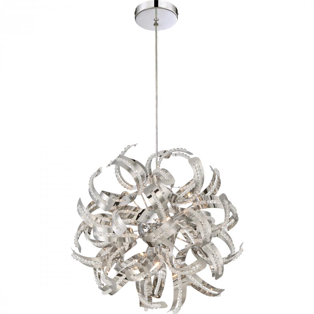 Quoizel Ribbons Pendant Chandeliers LG Floor Sample Default Title  