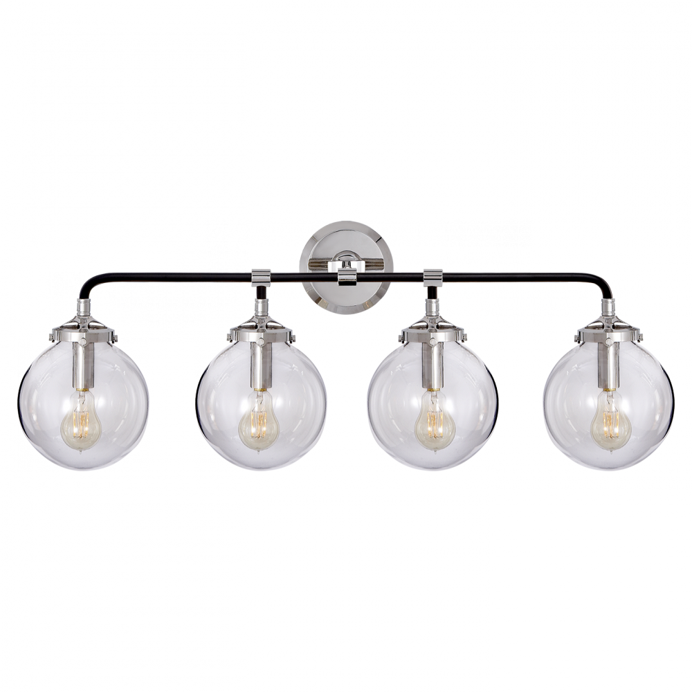 Visual Comfort & Co. Bistro Four Light Bath Sconce Vanity Lights Visual Comfort & Co.   