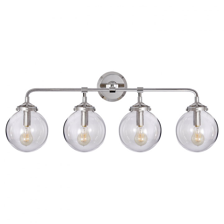 Visual Comfort & Co. Bistro Four Light Bath Sconce Vanity Lights Visual Comfort & Co.   