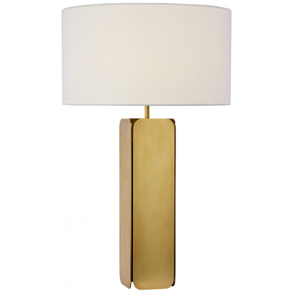 Visual Comfort & Co. Abri Large Paneled Table Lamp Table Lamps Visual Comfort & Co.   