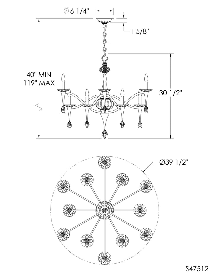 Schonbek Signature Waverly Chandelier