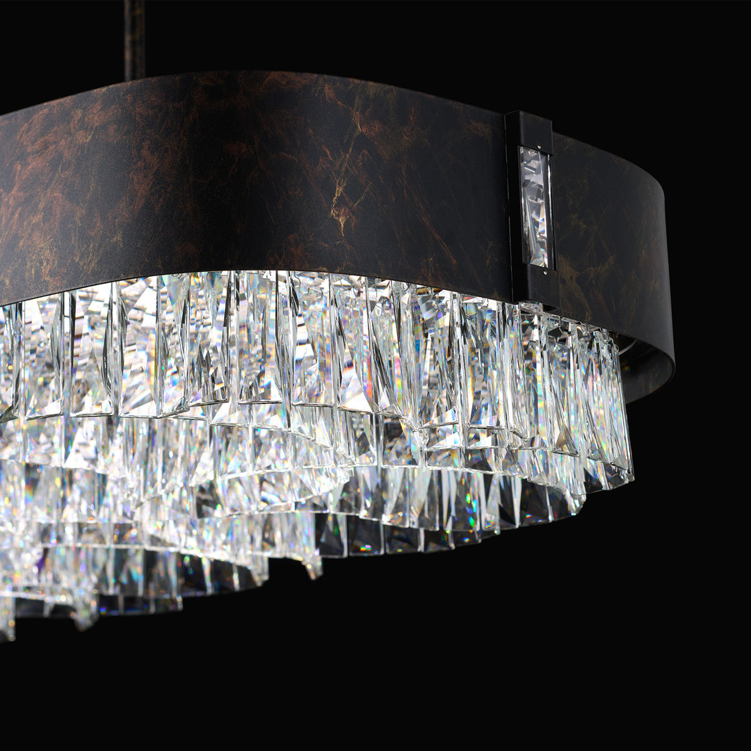 Schonbek Signature LEDZeppa Linear Pendant S70649-76R