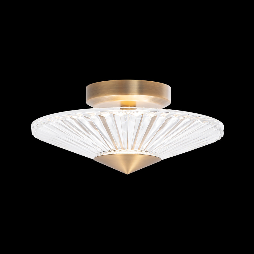 Schonbek Signature Origami Semi-Flush Mount