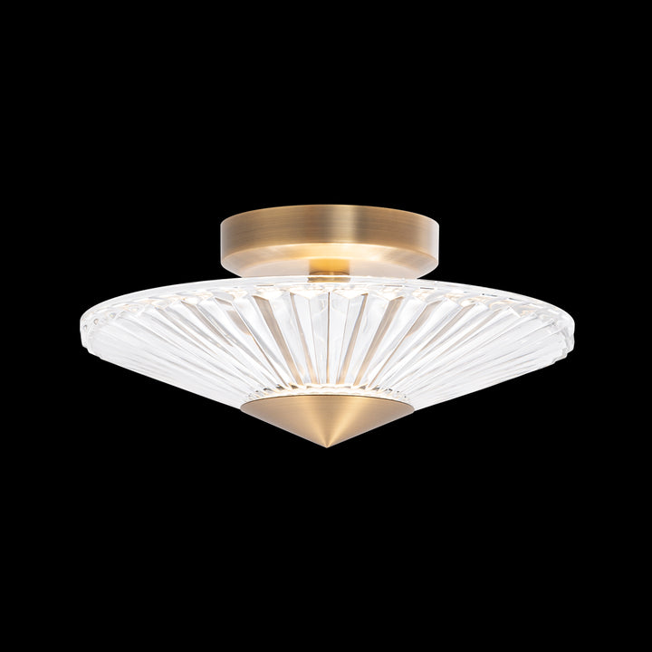 Schonbek Signature Origami Semi-Flush Mount