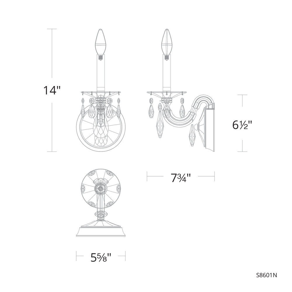 Schonbek Signature San Marco Wall Sconce