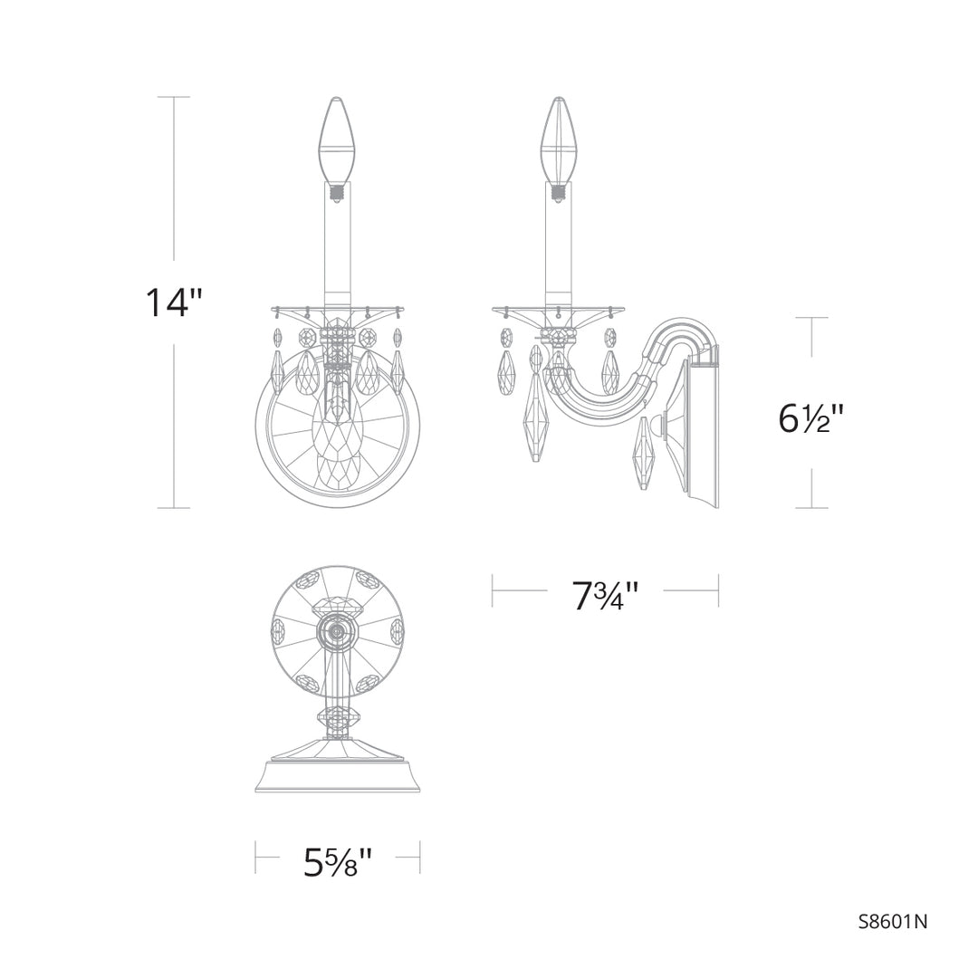 Schonbek Signature San Marco Wall Sconce