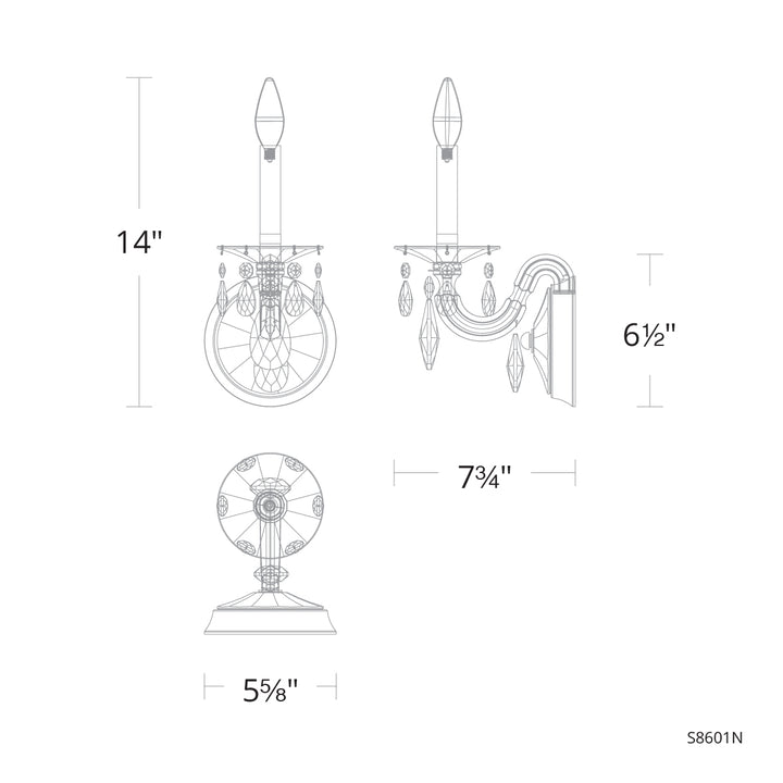 Schonbek Signature San Marco Wall Sconce