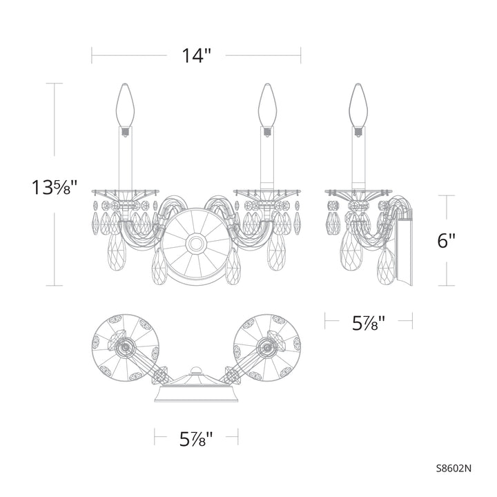 Schonbek Signature San Marco Wall Sconce