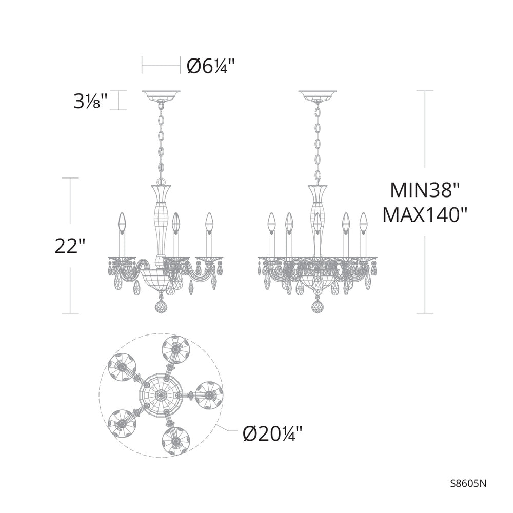 Schonbek Signature San Marco Chandelier