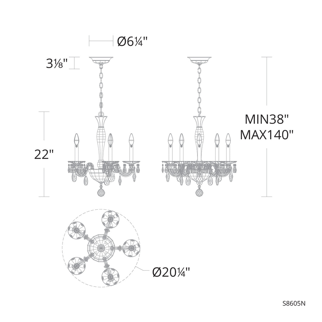Schonbek Signature San Marco Chandelier
