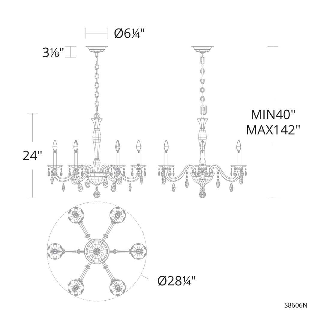 Schonbek Signature San Marco Chandelier