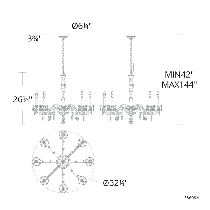 Schonbek Signature San Marco Chandelier
