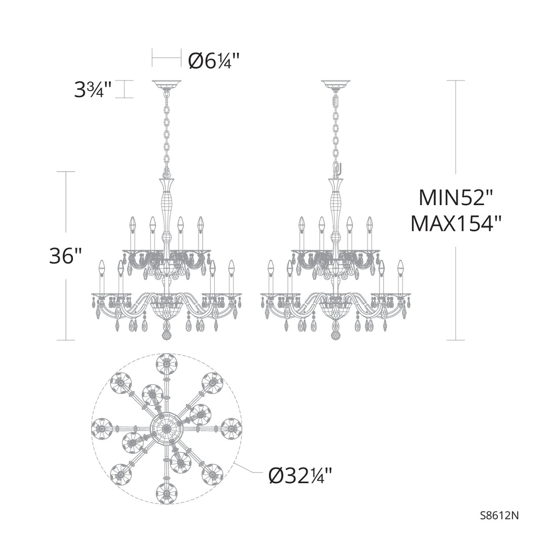 Schonbek Signature San Marco Chandelier