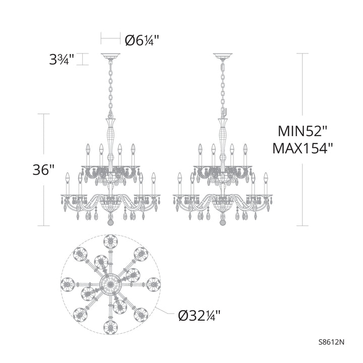 Schonbek Signature San Marco Chandelier