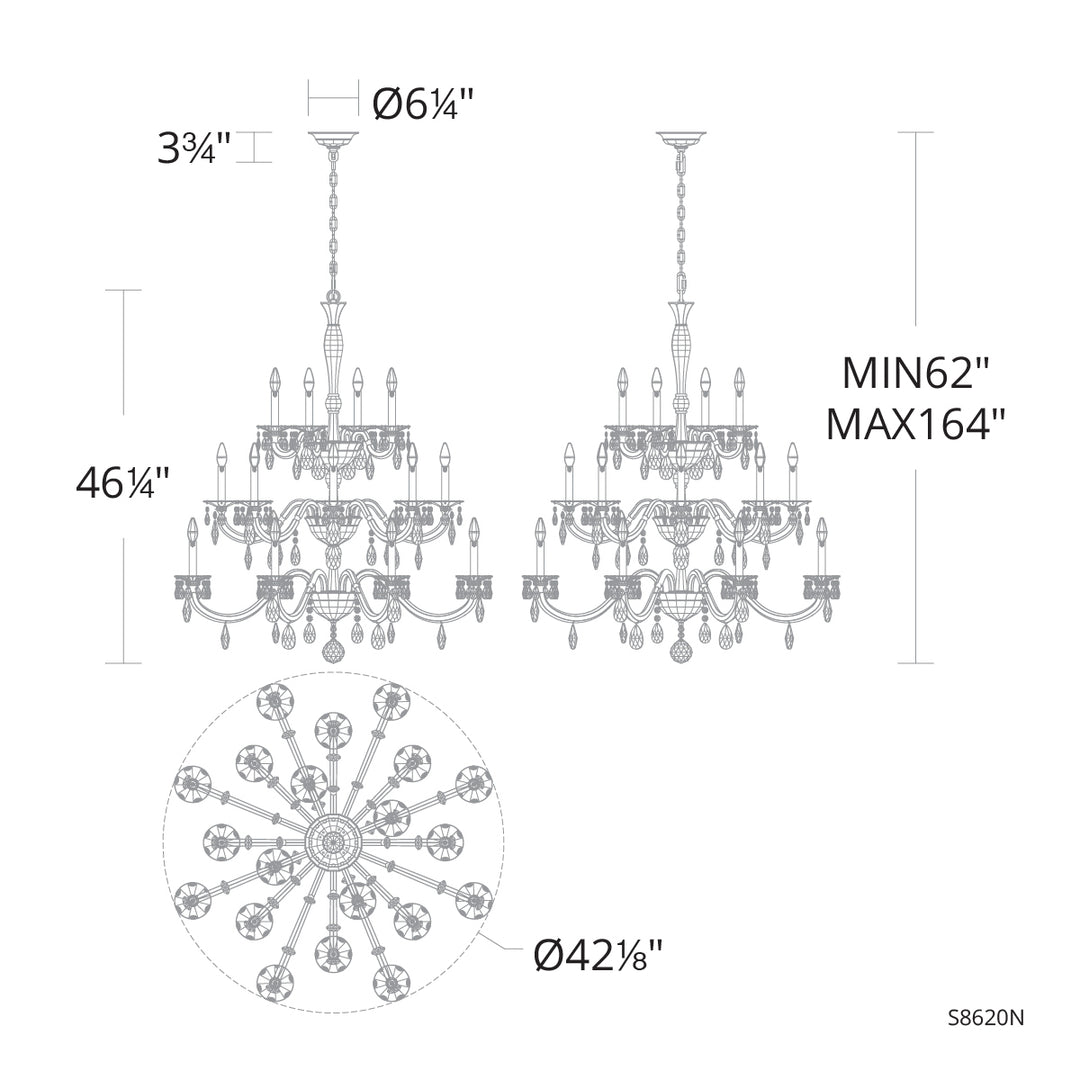 Schonbek Signature San Marco Chandelier