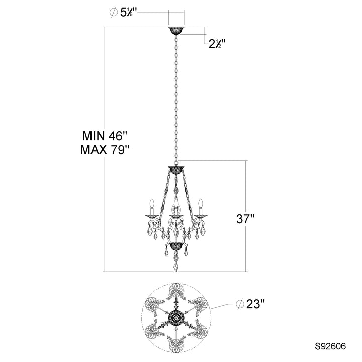 Schonbek Signature Tamerlaine Chandelier