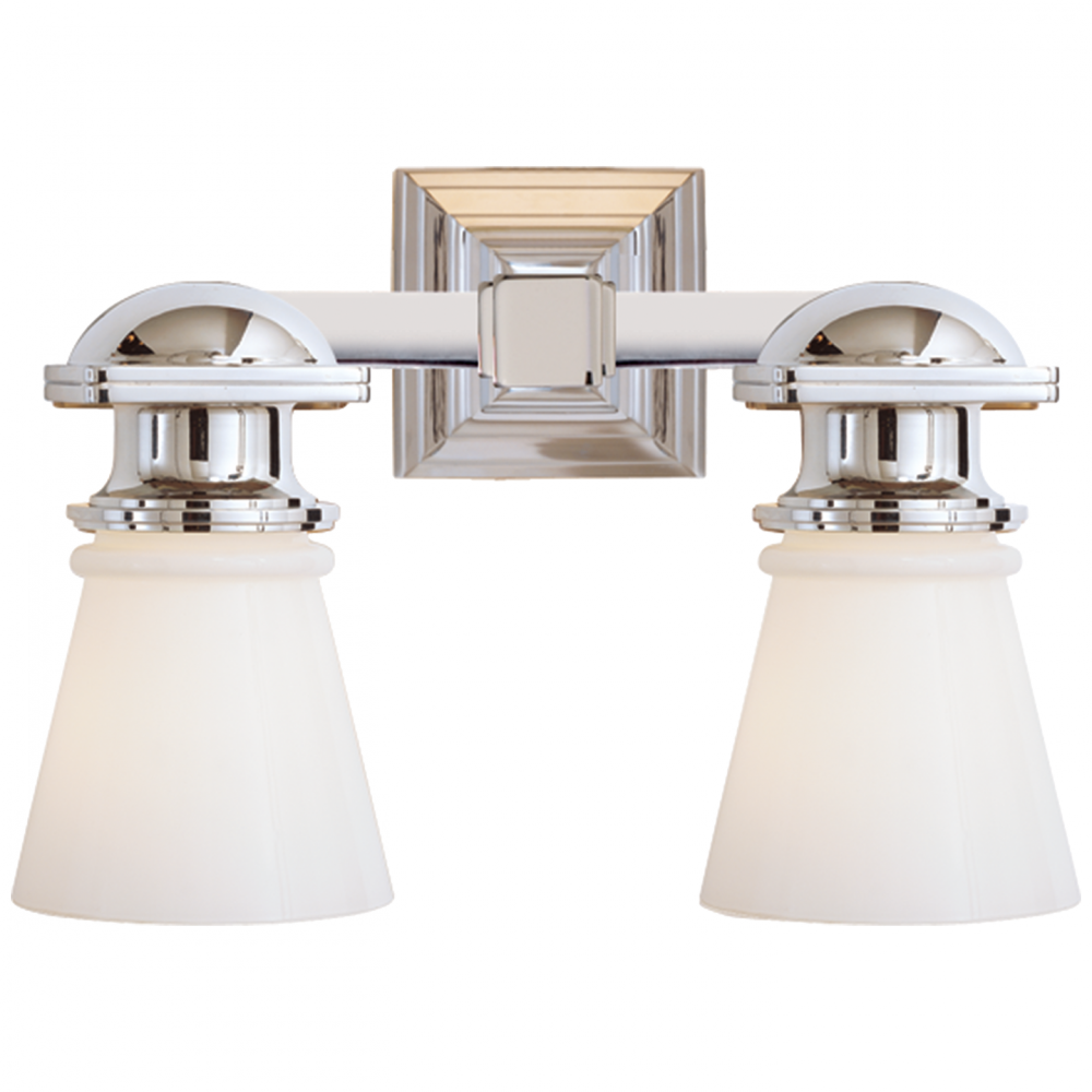 Visual Comfort & Co. New York Subway Double Light Wall Sconces Visual Comfort & Co.   