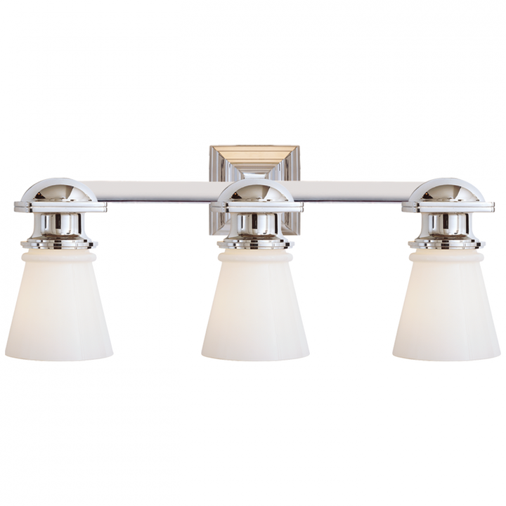 Visual Comfort & Co. New York Subway Triple Light Wall Sconces Visual Comfort & Co.   