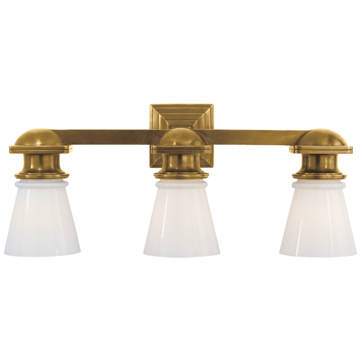 Visual Comfort & Co. New York Subway Triple Light Wall Sconces Visual Comfort & Co.   