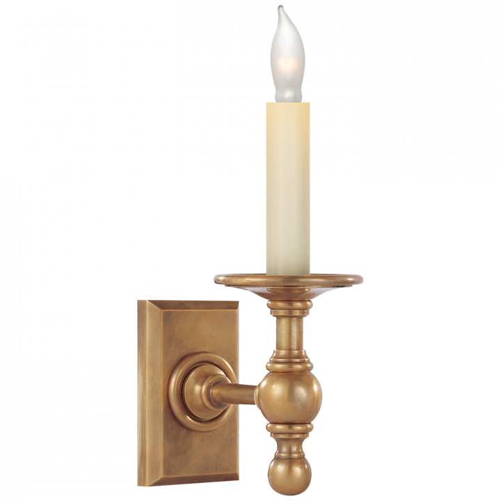 Visual Comfort & Co. Single Library Classic Sconce Wall Sconces Visual Comfort & Co.   