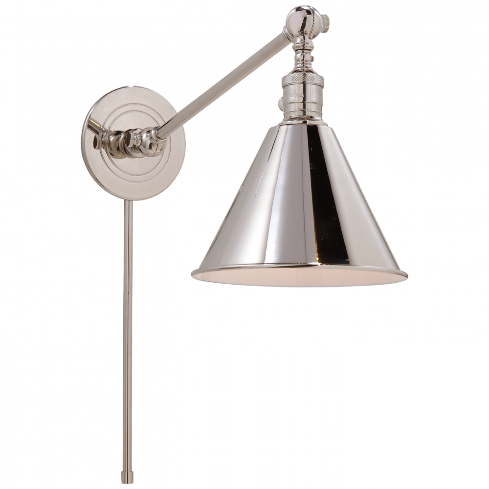 Visual Comfort & Co. Boston Functional Single Arm Library Light Wall Sconces Visual Comfort & Co.   