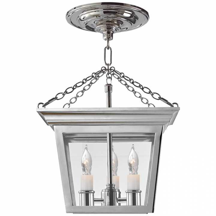 Visual Comfort & Co. Cornice Semi-Flush Lantern Pendants Visual Comfort & Co.   