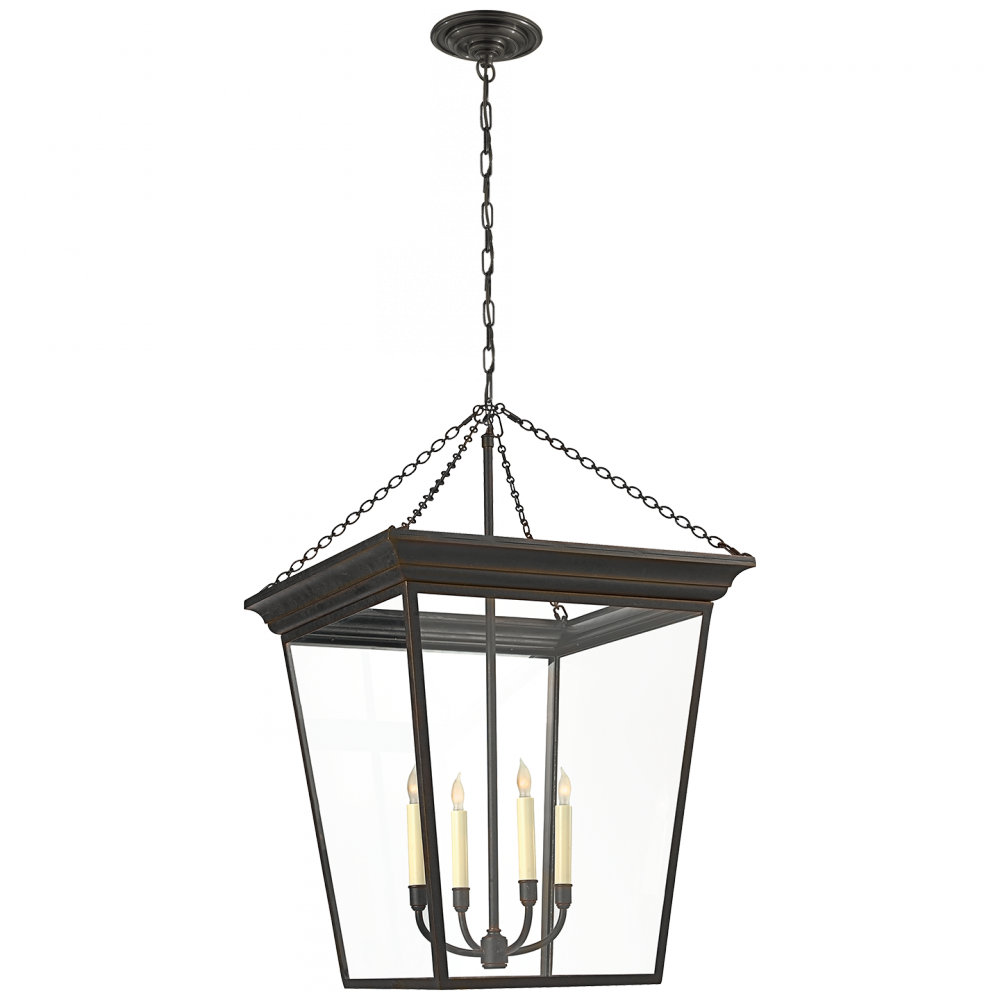 Visual Comfort & Co. Cornice Large Lantern Pendants Visual Comfort & Co.   