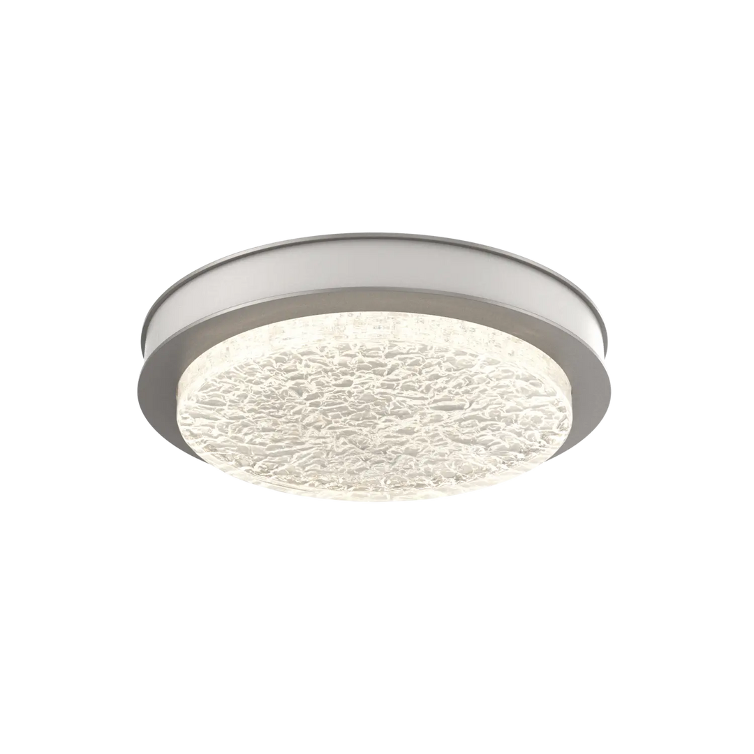 Hammerton Studio Iris Large Sconce / Flush Mount Beige Silver / Salt White