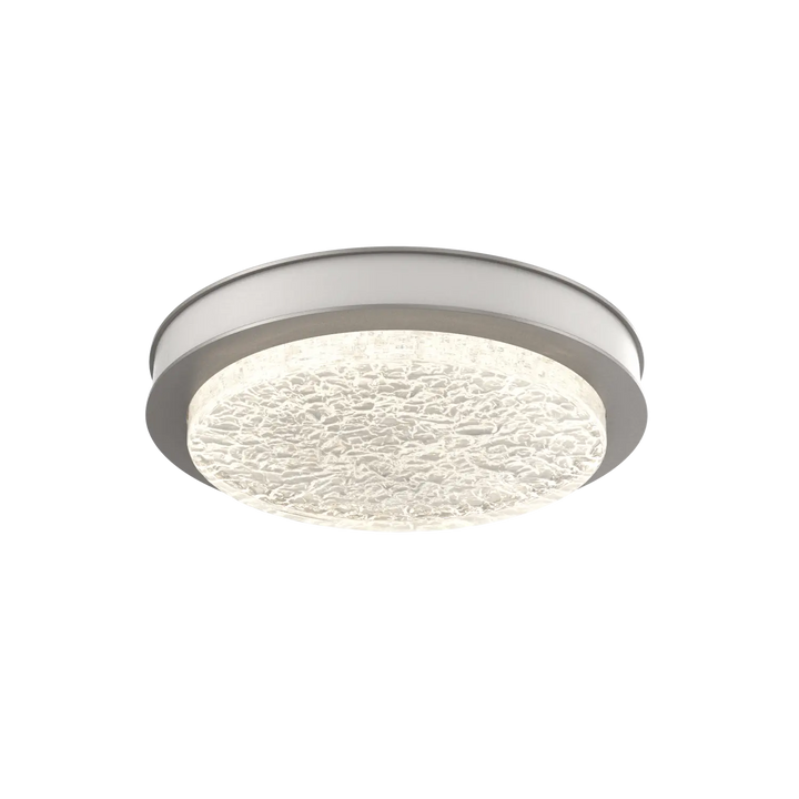 Hammerton Studio Iris Large Sconce / Flush Mount Beige Silver / Salt White