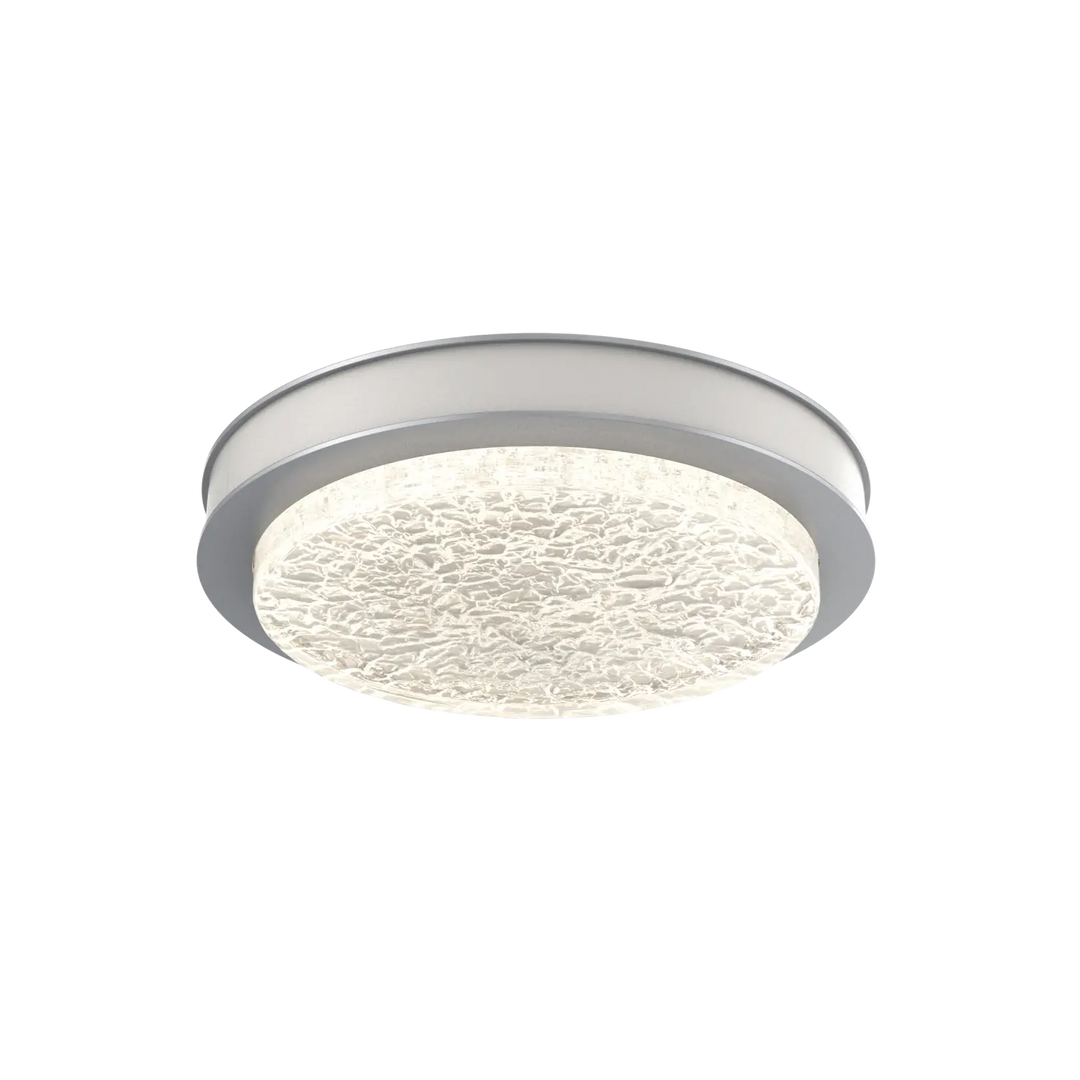 Hammerton Studio Iris Large Sconce / Flush Mount Classic Silver / Salt White
