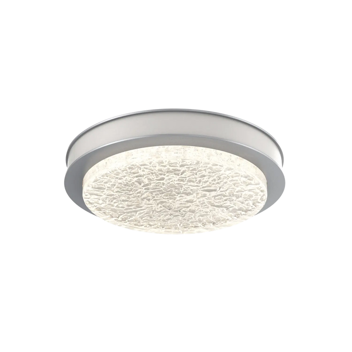 Hammerton Studio Iris Large Sconce / Flush Mount Classic Silver / Salt White