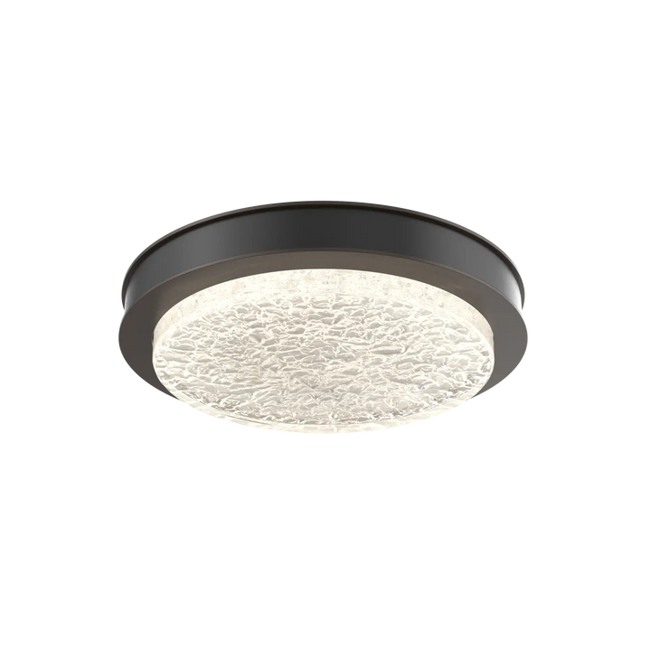Hammerton Studio Iris Large Sconce / Flush Mount Flat Bronze / Matte Black