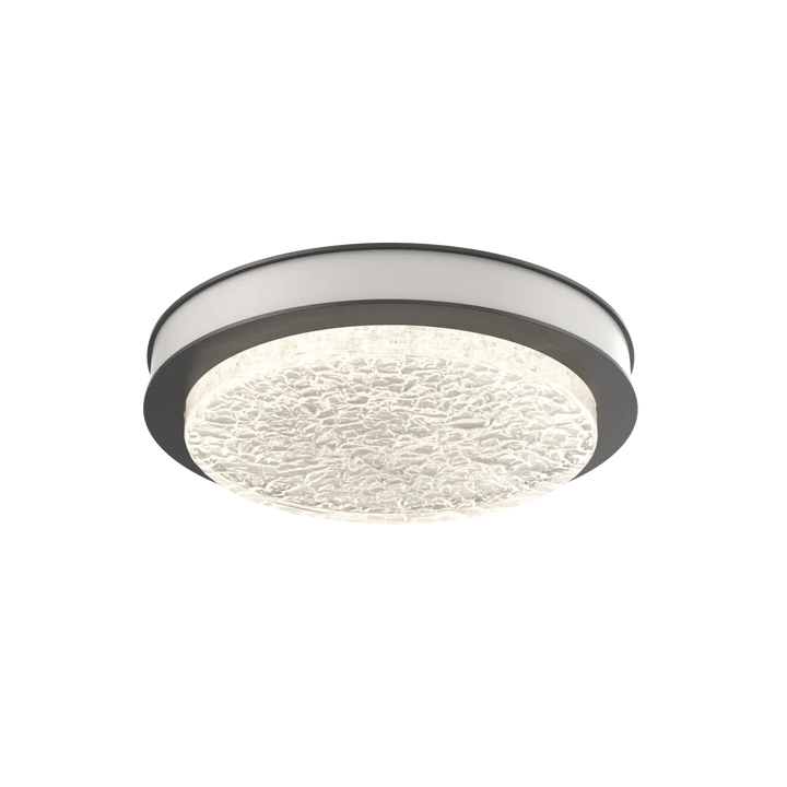 Hammerton Studio Iris Large Sconce / Flush Mount Graphite / Salt White