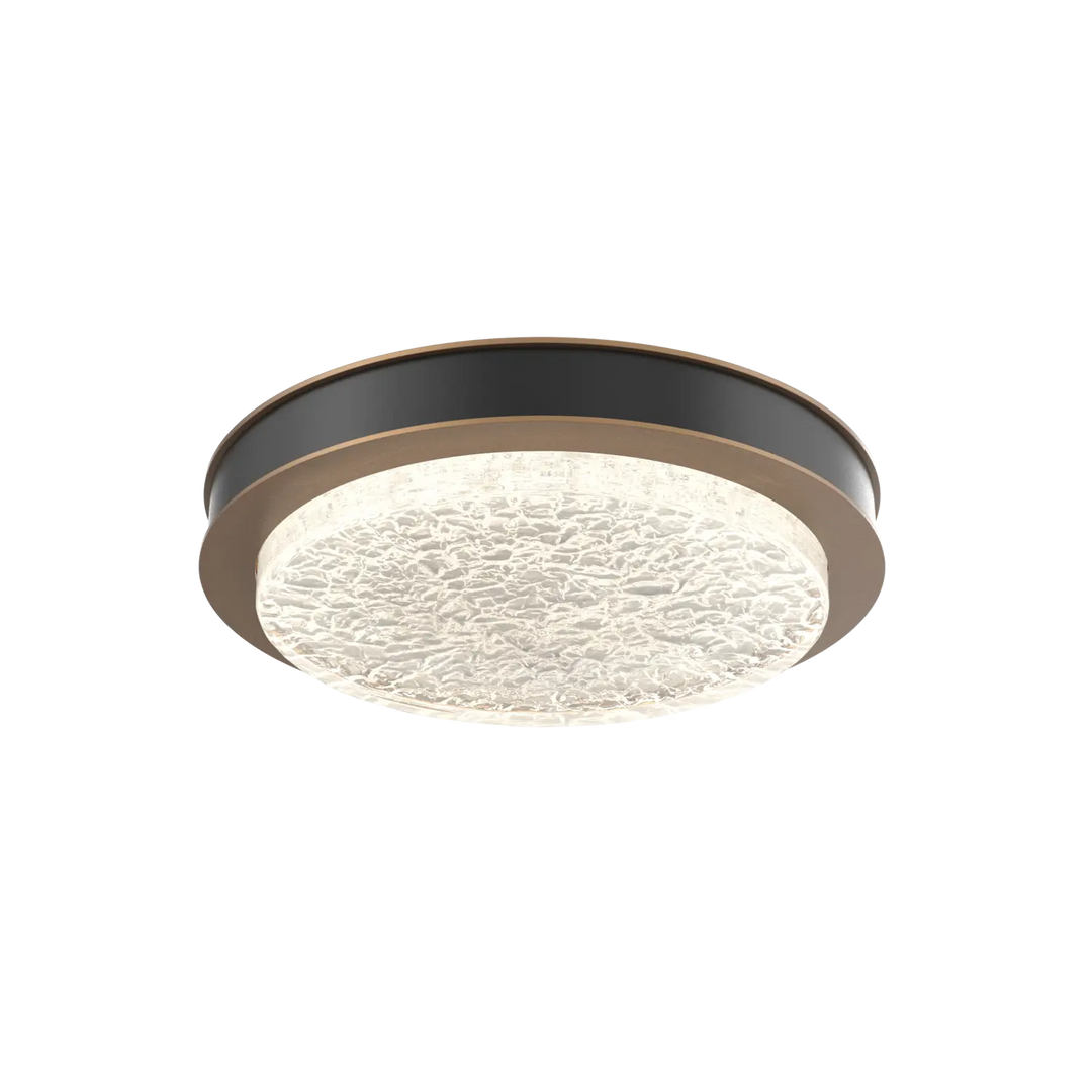 Hammerton Studio Iris Large Sconce / Flush Mount Novel Brass / Matte Black