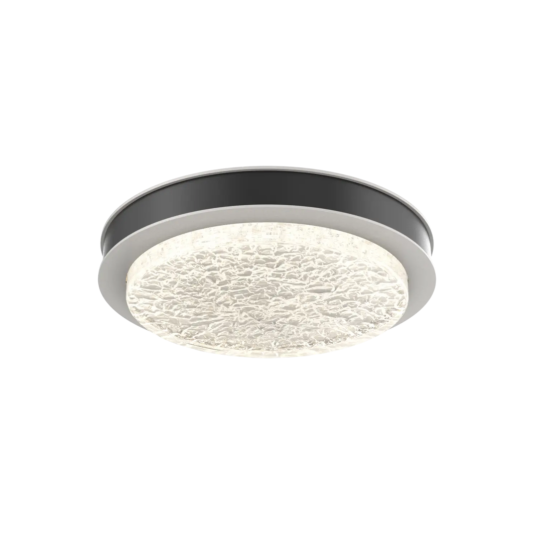 Hammerton Studio Iris Large Sconce / Flush Mount Salt White / Matte Black