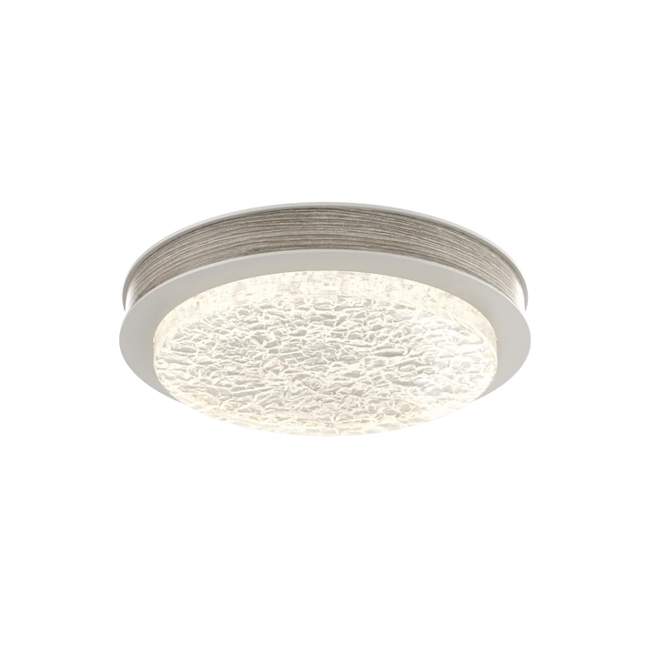 Hammerton Studio Iris Large Sconce / Flush Mount Salt White / Ash Wood