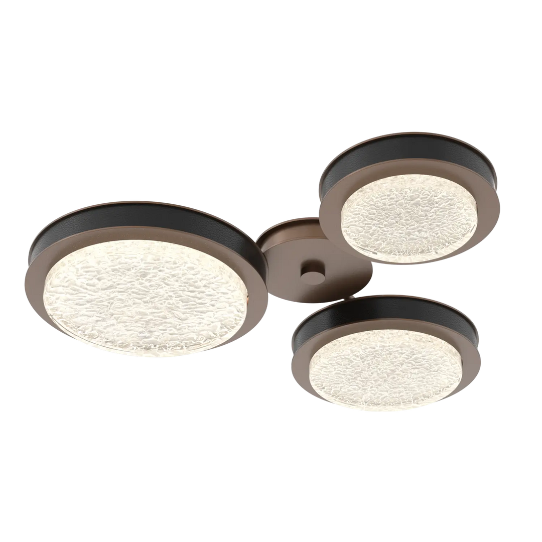 Hammerton Studio Iris Round Hub & Spoke Burnished Bronze / 3-Piece / Licorice Leather