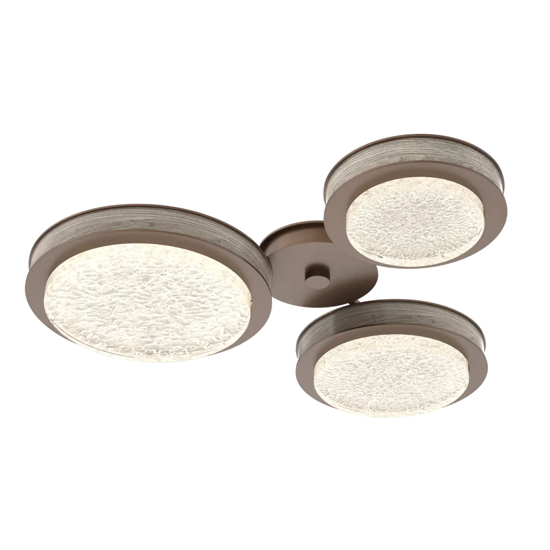 Hammerton Studio Iris Round Hub & Spoke Burnished Bronze / 3-Piece / Ash Wood